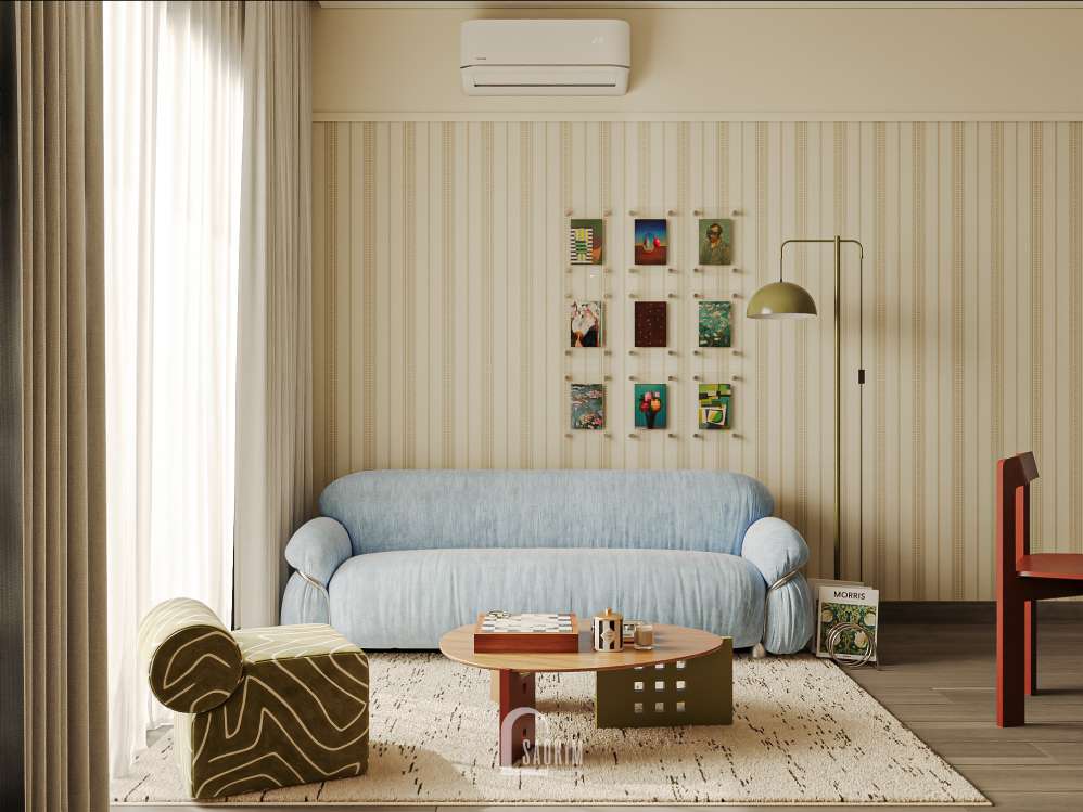 Thiết kế chung cư phong cách Eclectic dự án Vinhomes Smart City - Nghệ thuật sáng tạo được tuyển chọn cho không gian sống đậm chất riêng